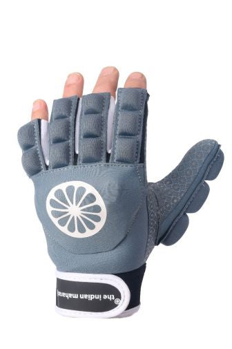 Half Finger & Full Thumb Glove. Black, Mint, Gray